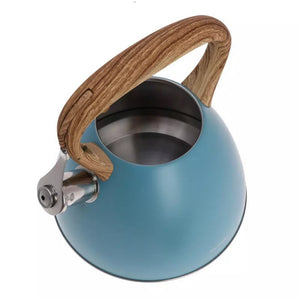 Klausberg KB-7263 Bollitore a fischio in acciaio inossidabile smeraldo da 3 litri