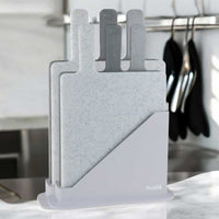 Set tagliere Husla 73930 con supporto - Antibatterico e lavabile in lavastoviglie