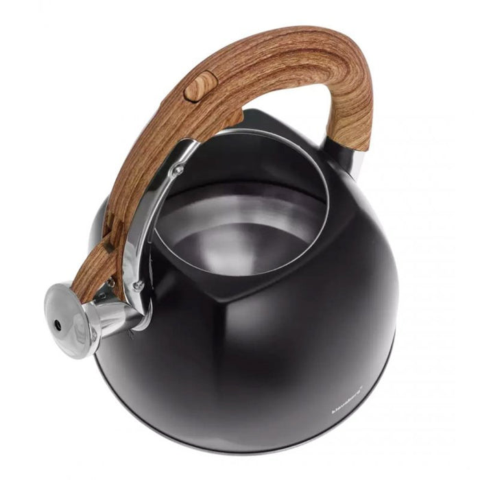 Klausberg KB-7498 Bollitore con fischio da 3 litri - Acciaio inossidabile di alta qualità