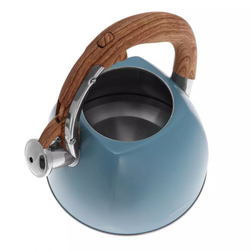 Klausberg KB-7499 Bollitore con fischio turchese da 3 litri per tutti i fornelli