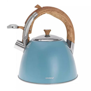 Klausberg KB-7499 Bollitore con fischio turchese da 3 litri per tutti i fornelli