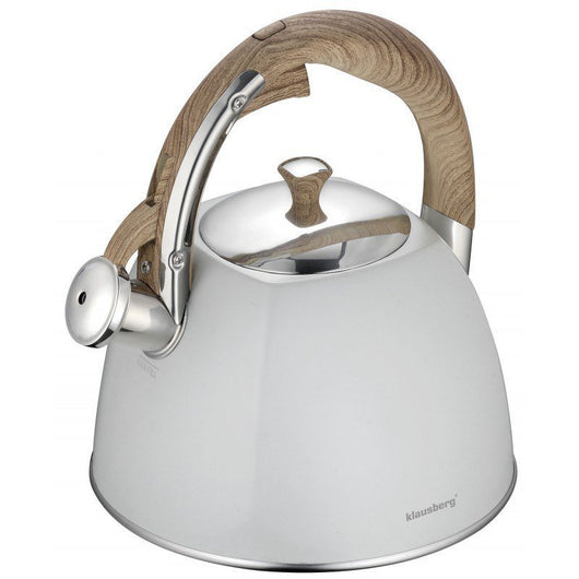 Bollitore in acciaio inox con fischio Klausberg KB-7500 da 3 litri per tutti i fornelli