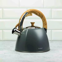 Klausberg KB-7501 Bollitore in acciaio inox con fischio da 3 litri per tutti i fornelli