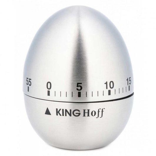 Timer da cucina meccanico in acciaio inossidabile Kinghoff KH-3131 da 60 minuti