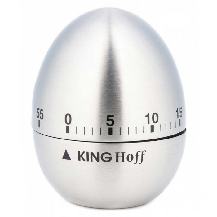Timer da cucina meccanico in acciaio inossidabile Kinghoff KH-3131 da 60 minuti