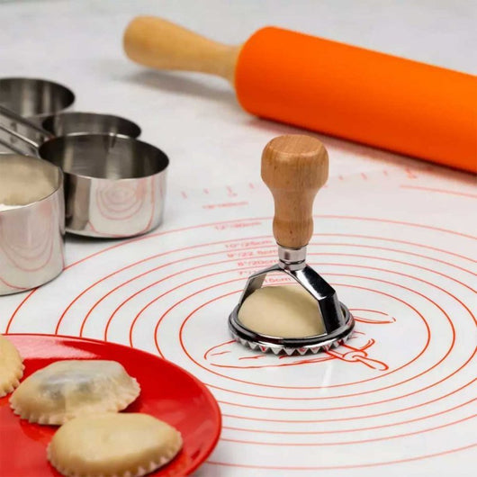 Kinghoff KH-1554 Tagliapasta per gnocchi - Dischi rotondi in acciaio inossidabile