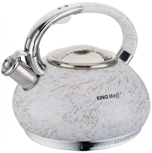 Bollitore a fischio in acciaio inossidabile Kinghoff KH-1066 da 3,0 l