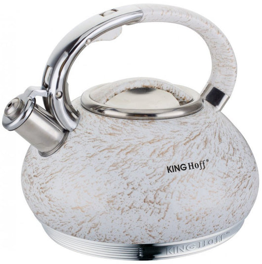 Bollitore a fischio in acciaio inossidabile Kinghoff KH-1066 da 3,0 l