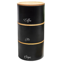 Klausberg KB-7506 Set di contenitori da cucina ermetici con coperchi in bambù