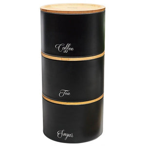 Klausberg KB-7506 Set di contenitori da cucina ermetici con coperchi in bambù