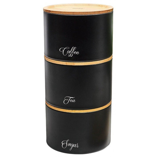 Klausberg KB-7506 Set di contenitori da cucina ermetici con coperchi in bambù