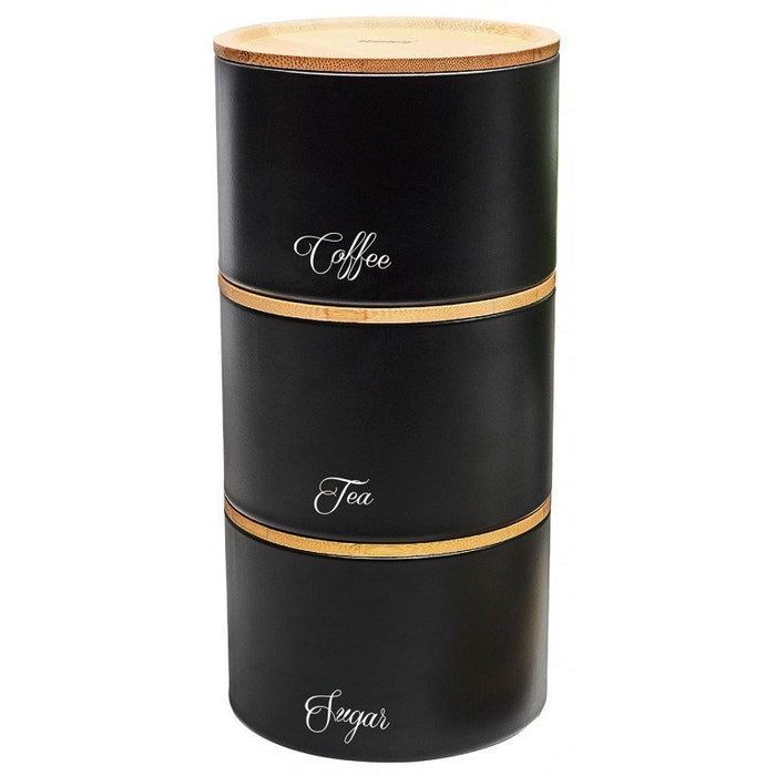 Klausberg KB-7506 Set di contenitori da cucina ermetici con coperchi in bambù