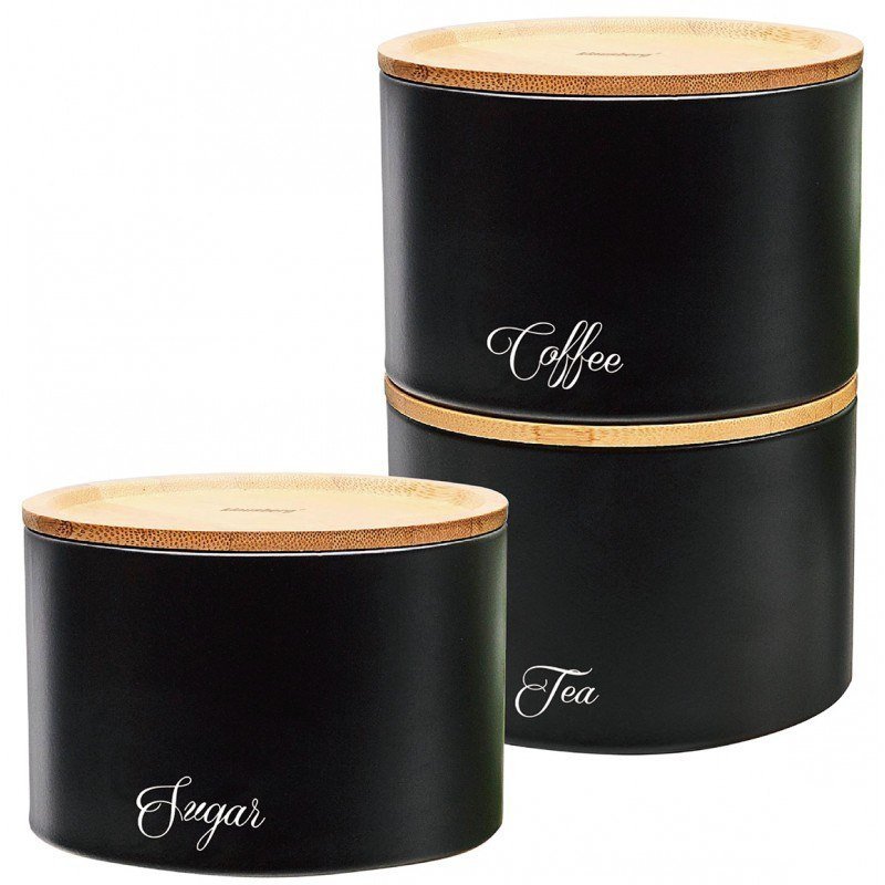 Klausberg KB-7506 Set di contenitori da cucina ermetici con coperchi in bambù