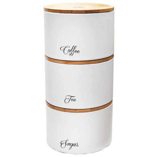 Klausberg KB-7507 Set di contenitori da cucina ermetici con coperchi in bambù