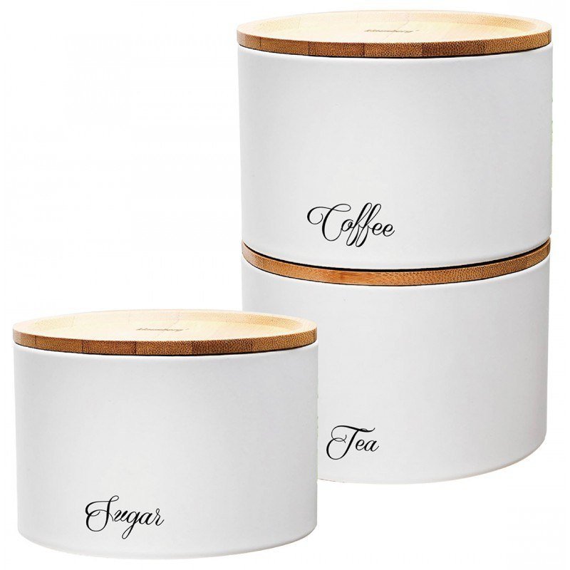 Klausberg KB-7507 Set di contenitori da cucina ermetici con coperchi in bambù