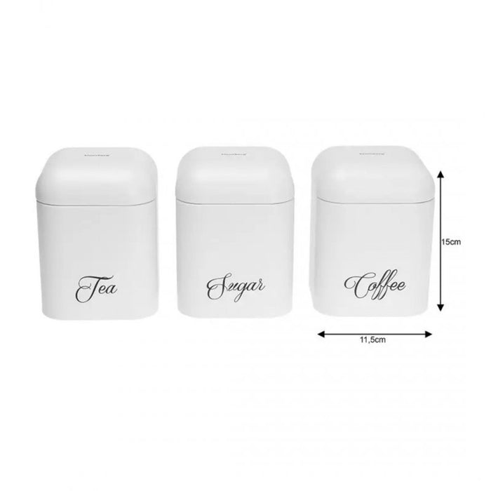 Klausberg KB-7505 Set di contenitori da cucina in metallo ermetici