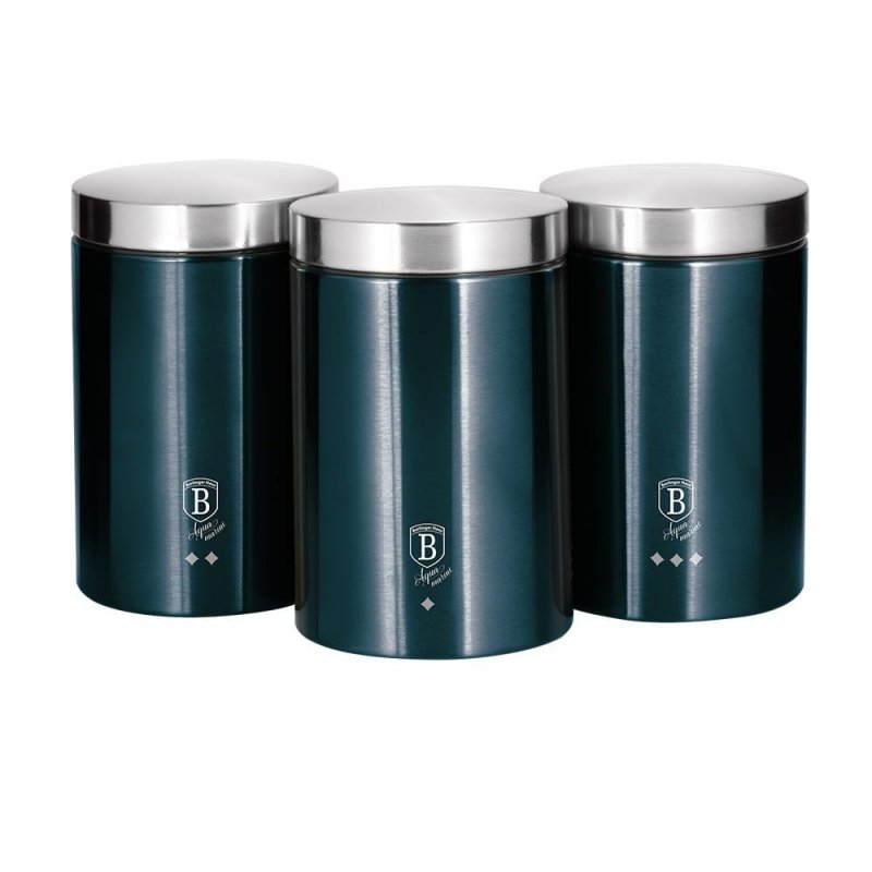 Berlinger haus BH-6271 Set di contenitori per la cucina color acquamarina
