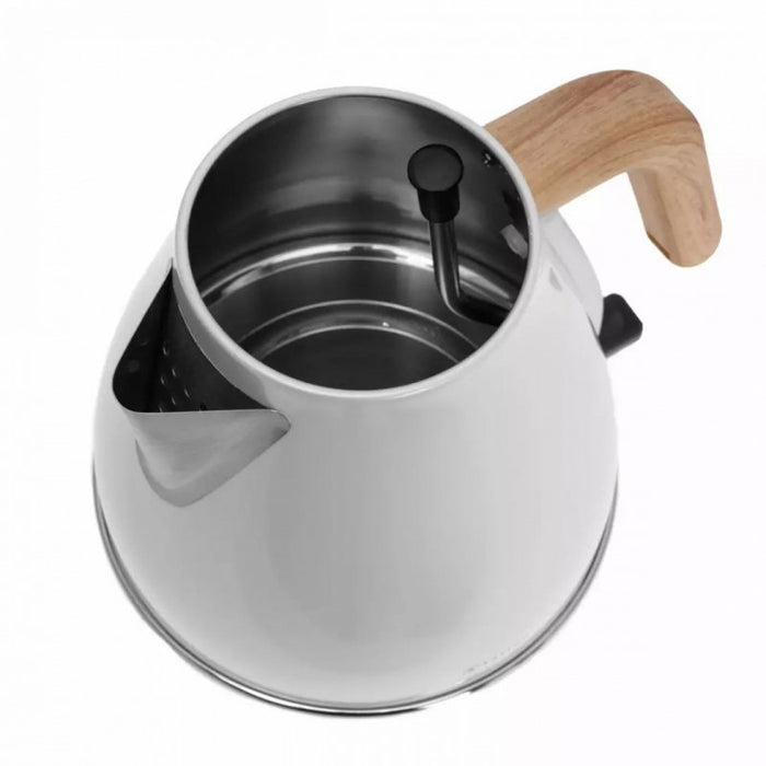 Bollitore elettrico Kassel 93233 da 1,7 l con termometro e corpo in acciaio inossidabile