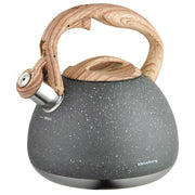 Klausberg KB-7509 Bollitore con fischietto, teiera in acciaio inossidabile da 2,8 l