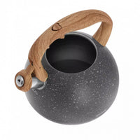 Klausberg KB-7509 Bollitore con fischietto, teiera in acciaio inossidabile da 2,8 l