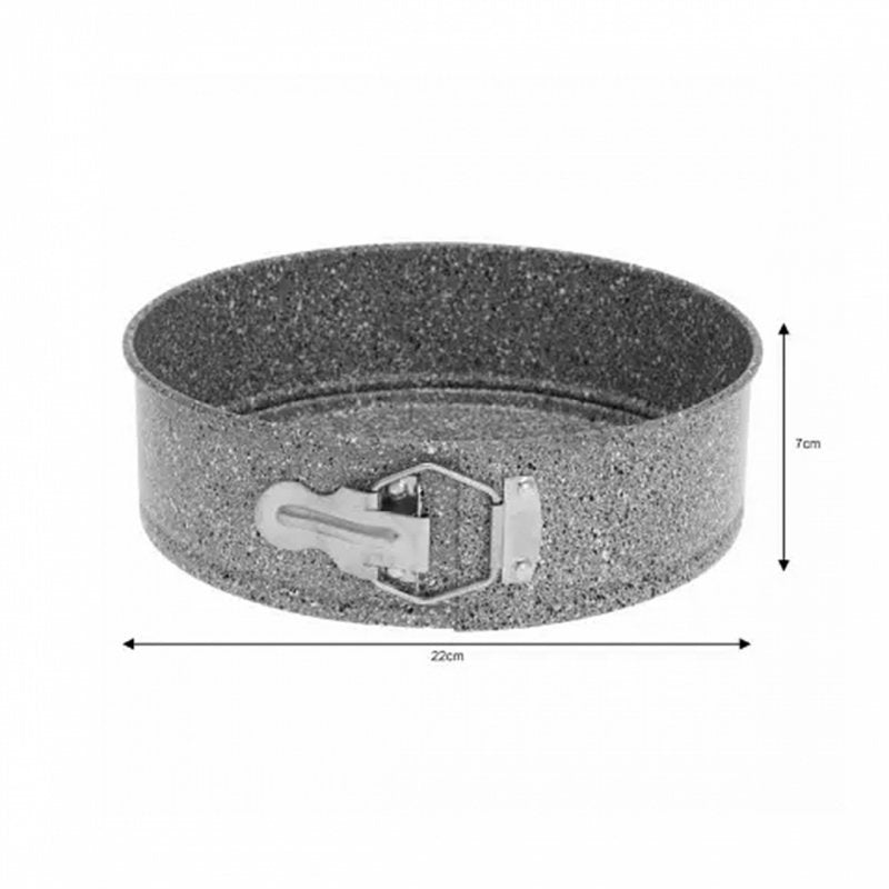 Klausberg KB-7493 Teglia rotonda antiaderente in granito da 22 cm