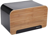 Kinghoff KH-1071 Scatola per il pane in acciaio con tagliere, soluzione di stoccaggio