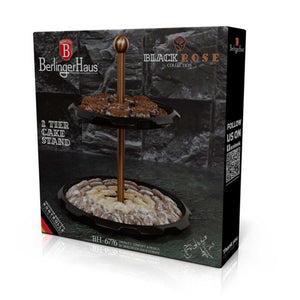 Berlinger haus BH-6776 Alzata per dolci a due piani per snack e dessert