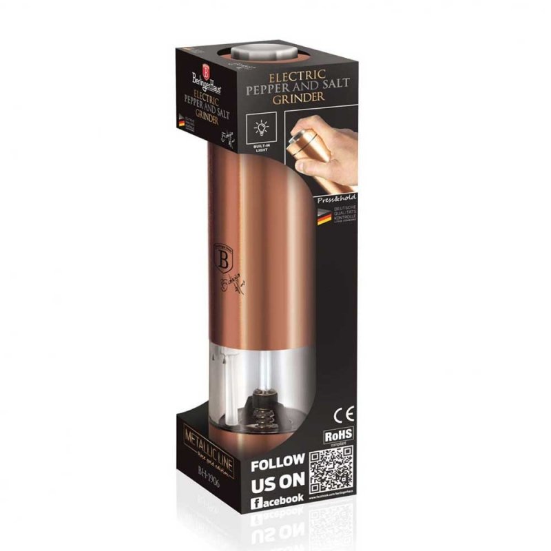 Berlinger haus BH-1906 Macina pepe e sale elettrico in oro rosa