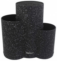 Kinghoff KH-1561 Ceppo portacoltelli triplo e portautensili da cucina