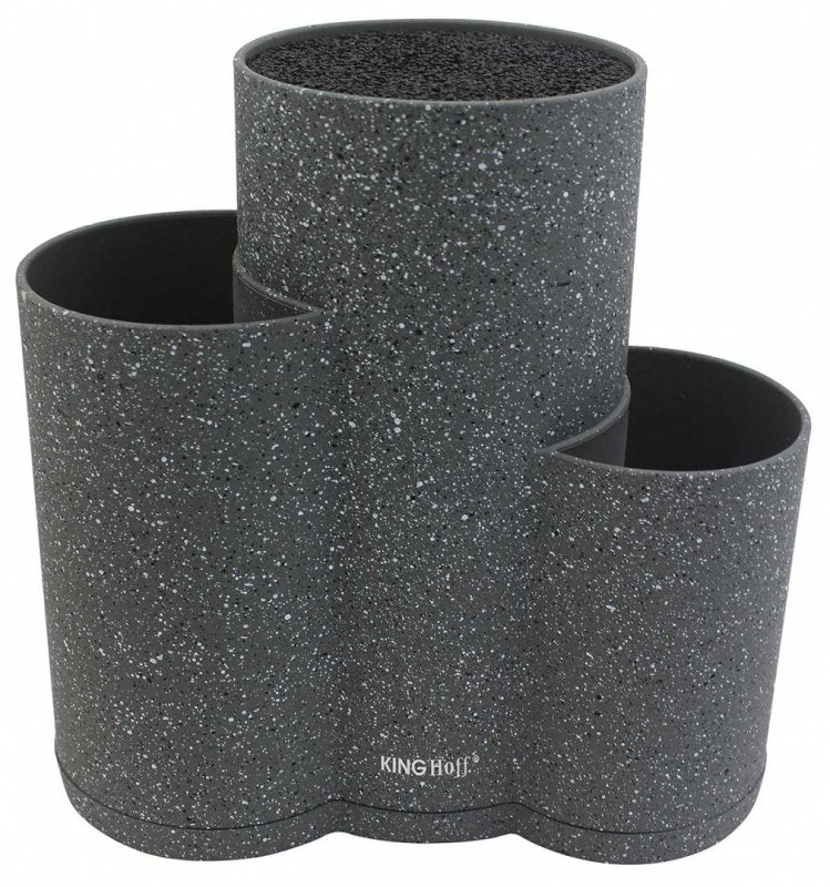 Supporto per ceppo triplo per coltelli e utensili Kinghoff KH-1568