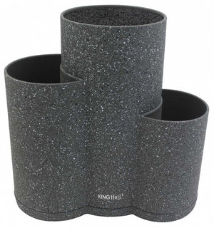 Supporto per ceppo triplo per coltelli e utensili Kinghoff KH-1568