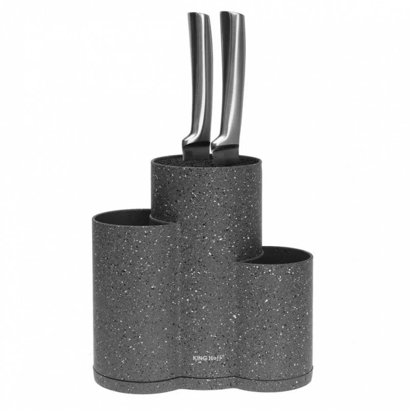 Supporto per ceppo triplo per coltelli e utensili Kinghoff KH-1568