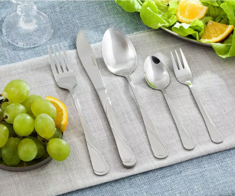 Set di posate in acciaio inossidabile di alta qualità Kinghoff KH-1342 da 24 pezzi