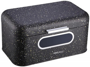 Kinghoff KH-1078 Elegante scatola per il pane in marmo nero