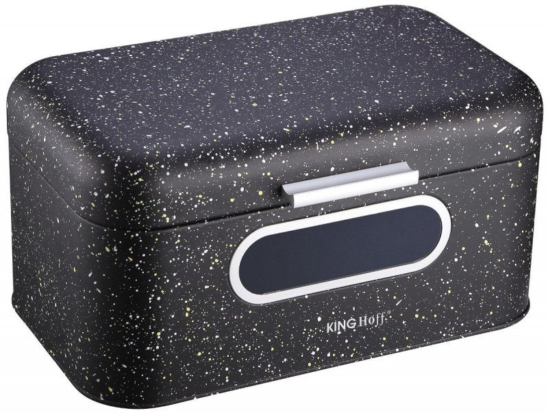 Kinghoff KH-1078 Elegante scatola per il pane in marmo nero