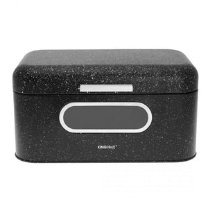 Kinghoff KH-1078 Elegante scatola per il pane in marmo nero