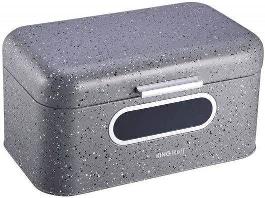 Kinghoff KH-1080 Elegante portapane in marmo grigio