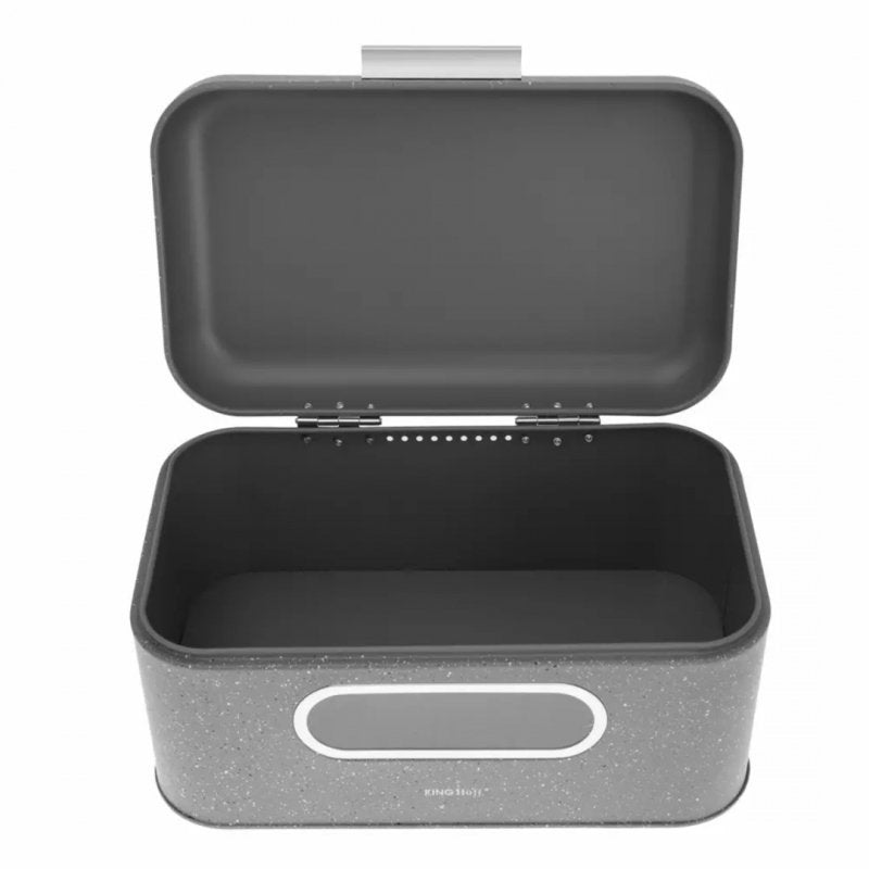 Kinghoff KH-1080 Elegante portapane in marmo grigio