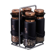 Berlinger haus BH-1999 Set di spezie con contenitori in acciaio inossidabile