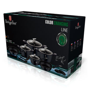 Berlinger haus BH-1474 Set di pentole in granito nero da 15 pezzi