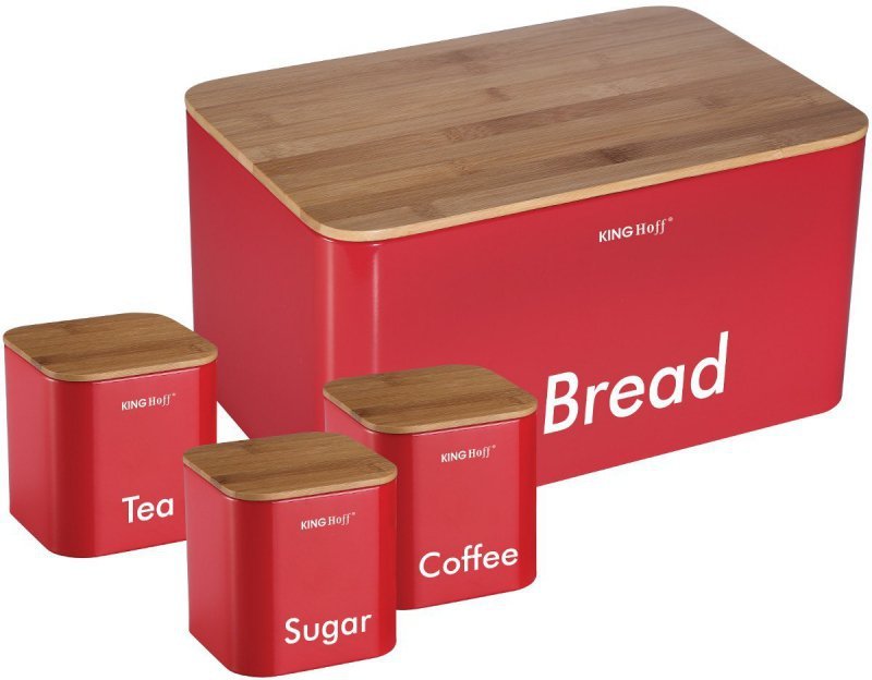 Grande contenitore per il pane in acciaio 44 cm verde opaco KINGHOFF KH Grande contenitore per il pane in acciaio 44 cm verde opaco KINGHOFF KH