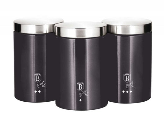 Berlinger Haus BH-6718 Set di contenitori da cucina per caffè, tè e zucchero