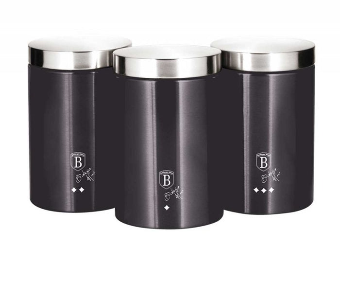 Berlinger Haus BH-6718 Set di contenitori da cucina per caffè, tè e zucchero