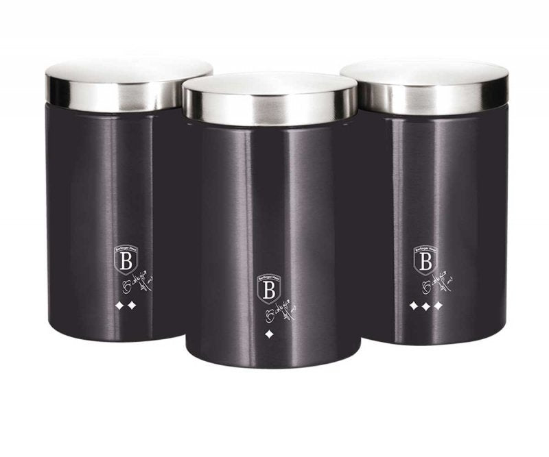 Berlinger Haus BH-6718 Set di contenitori da cucina per caffè, tè e zucchero