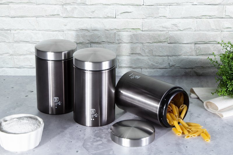 Berlinger Haus BH-6718 Set di contenitori da cucina per caffè, tè e zucchero