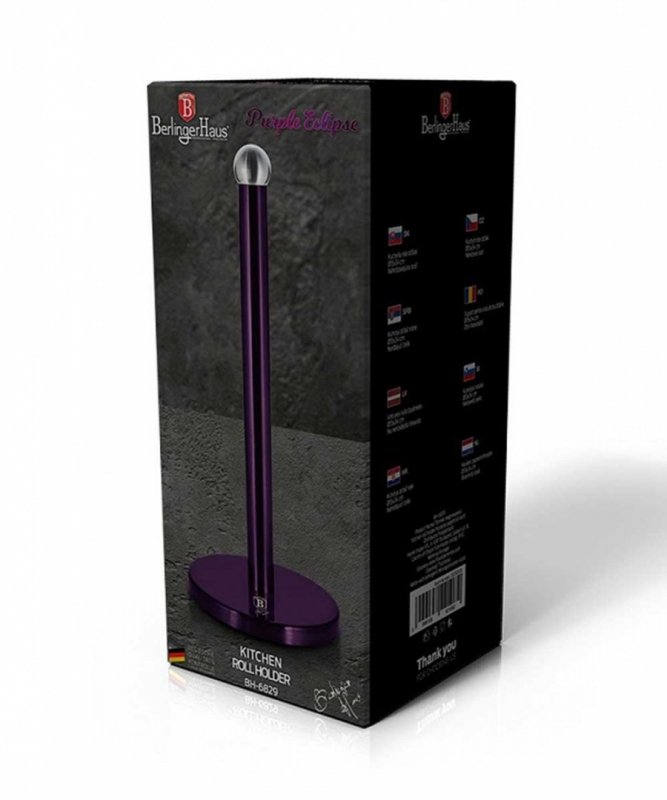 Portasciugamani in carta viola Berlinger Haus BH-6829 - Collezione Eclipse