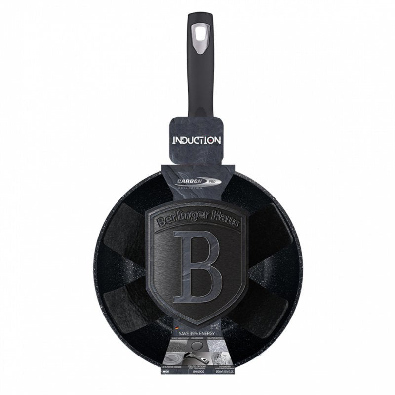 Berlinger Haus BH-6900 Wok in granito da 28 cm, pentolame antiaderente