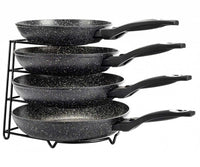 Kinghoff KH-1582 - Scaffale portaoggetti a 4 ripiani per risparmiare spazio