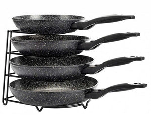 Kinghoff KH-1582 - Scaffale portaoggetti a 4 ripiani per risparmiare spazio