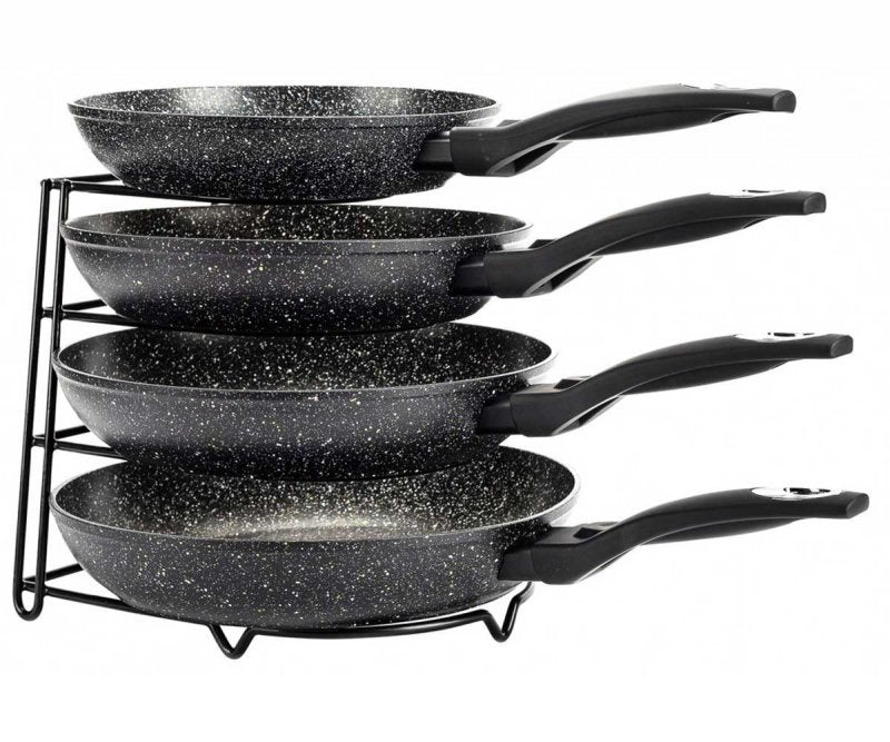 Kinghoff KH-1582 - Scaffale portaoggetti a 4 ripiani per risparmiare spazio